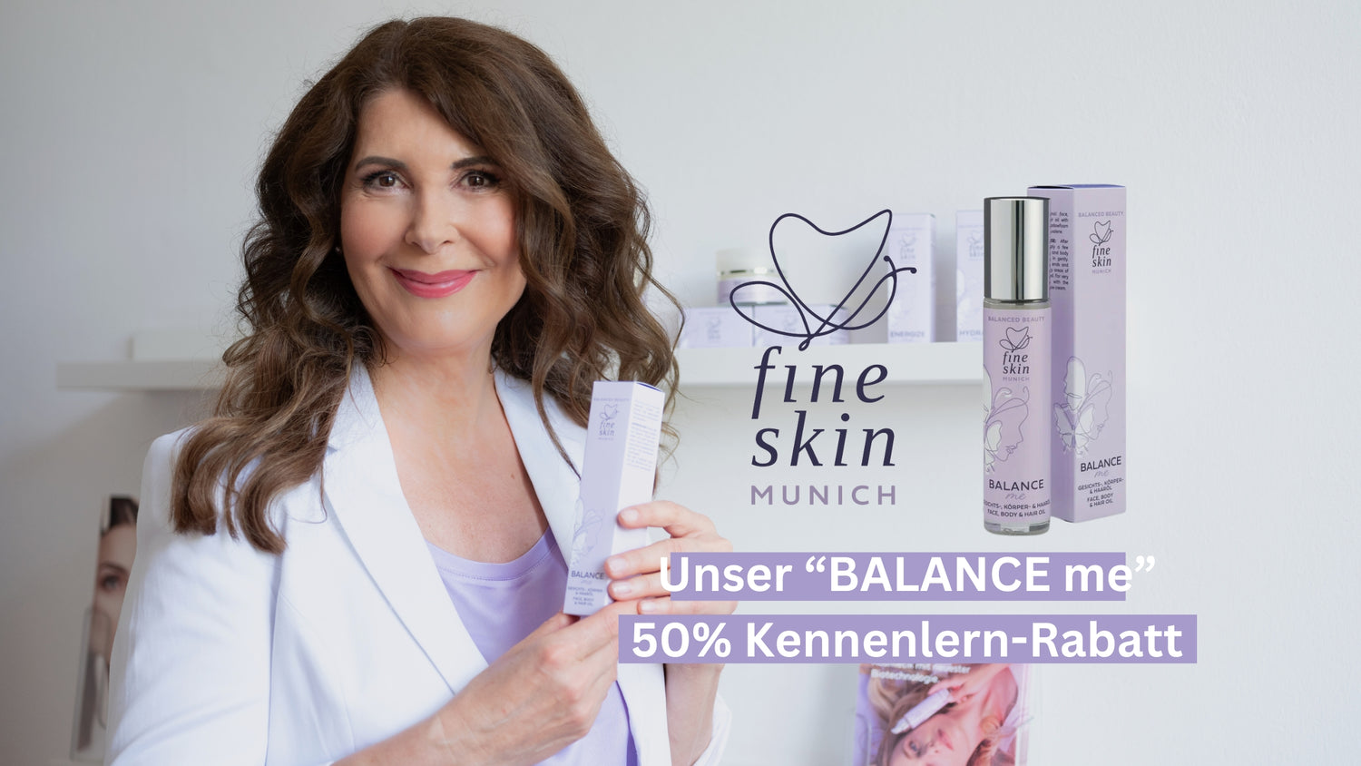 Entdecken Sie das vielseitige "BALANCE me" Öl von fineskin Munich für Gesicht, Körper und Haar