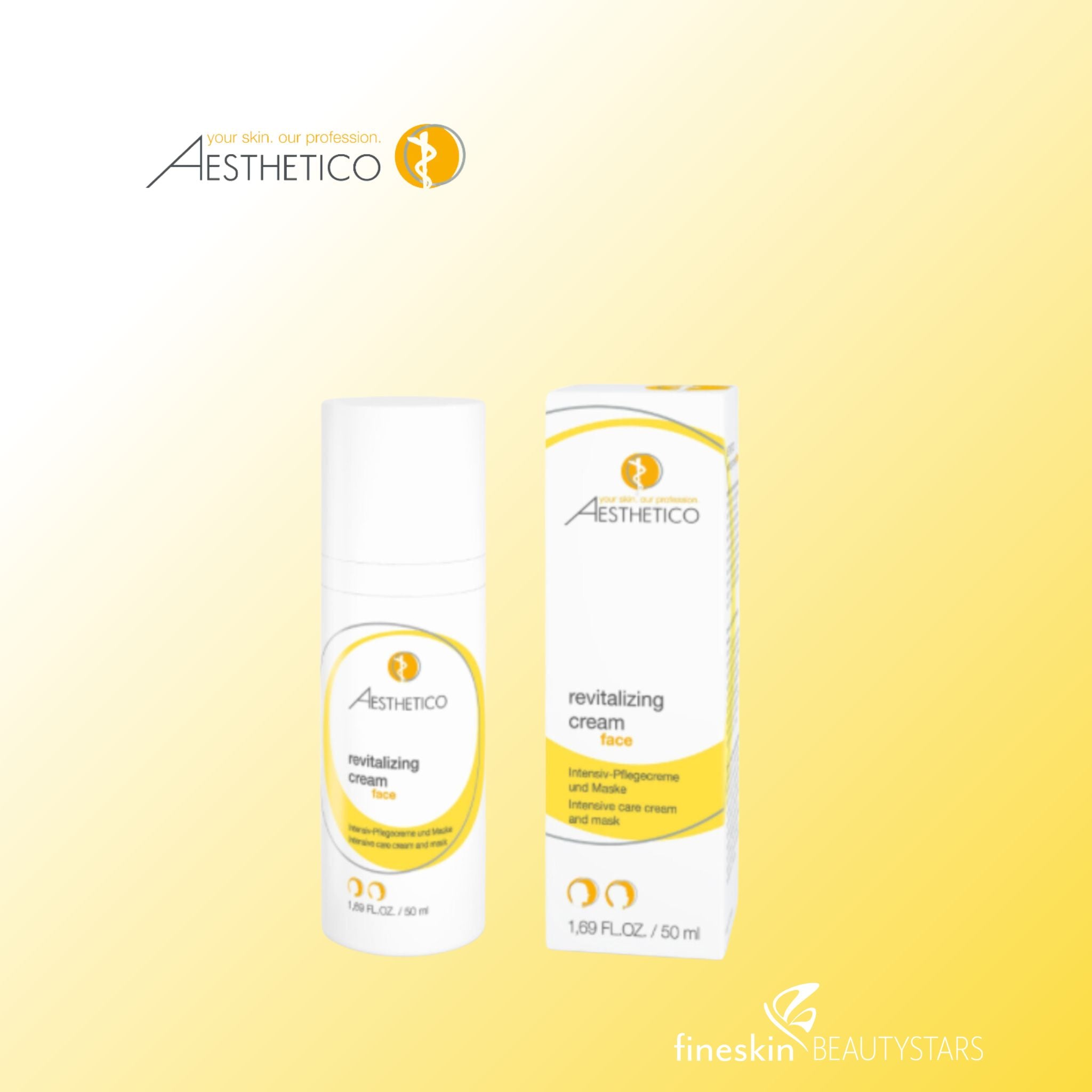 AESTHETICO revitalizing cream face, intensive care cream and mask