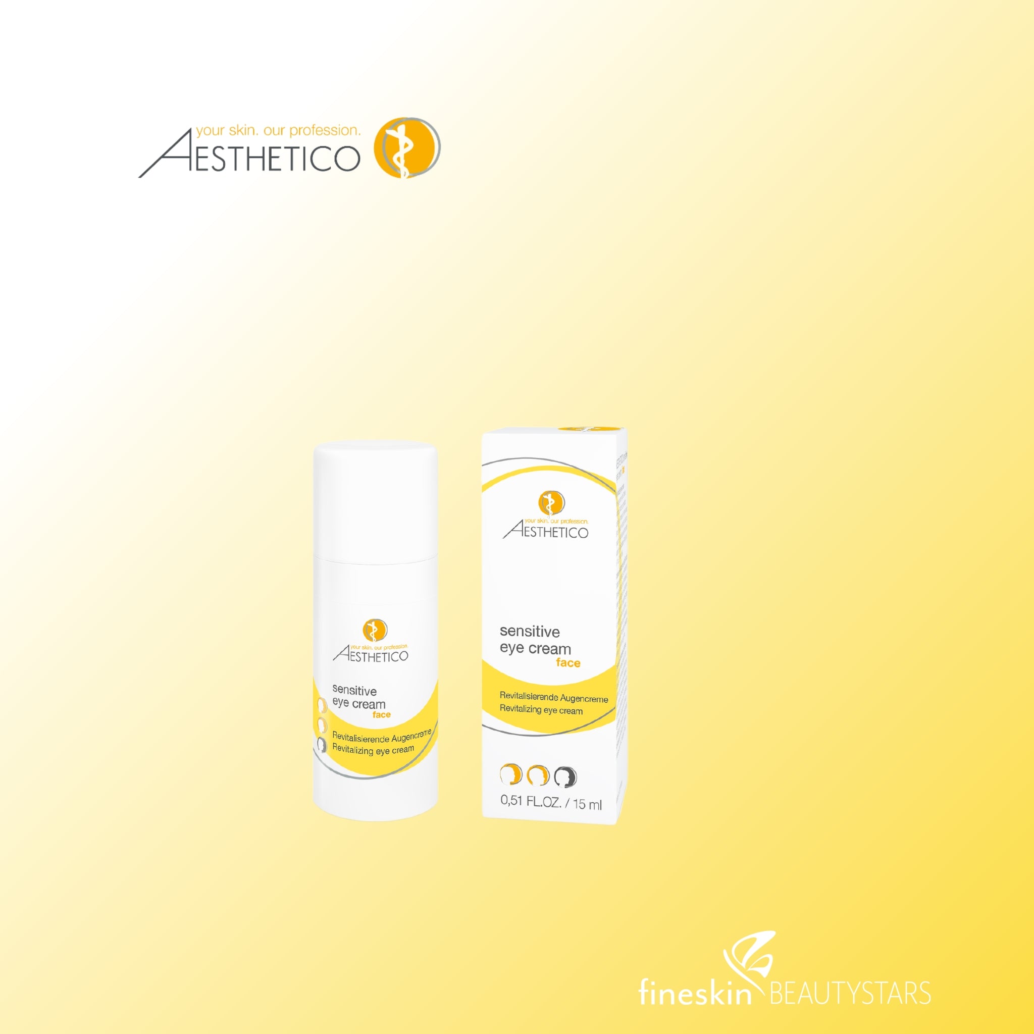 AESTHETICO sensitive eye cream | Revitalizing eye cream 15ml