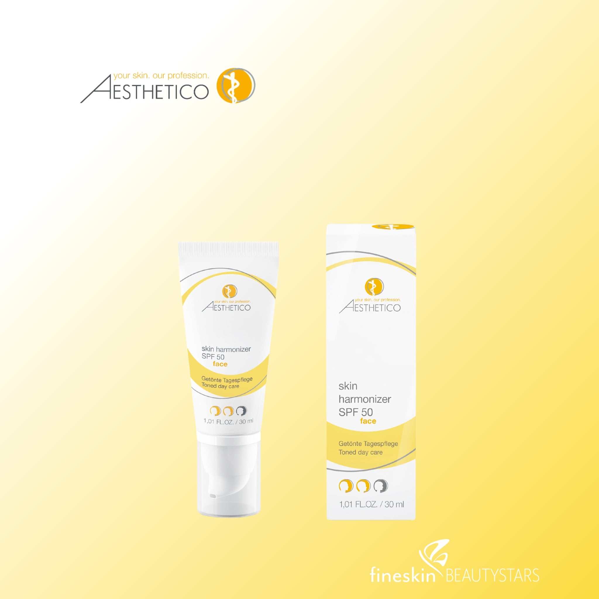AESTHETICO skin harmonizer SPF 50 | Tinted day cream 30ml